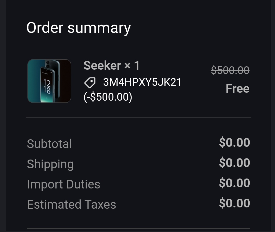 LookWhatIbuild's tweet image. Getting a new @solanamobile seeker, thanks to @metasal_ for the voucher🫡