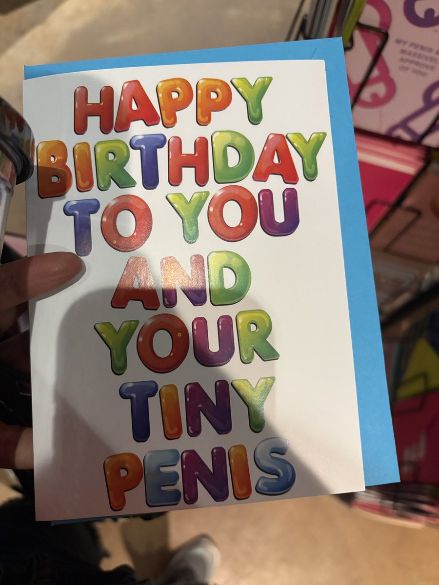 I literally live for catching taboo things in public . Whoever thought to make a card is genius 🤣