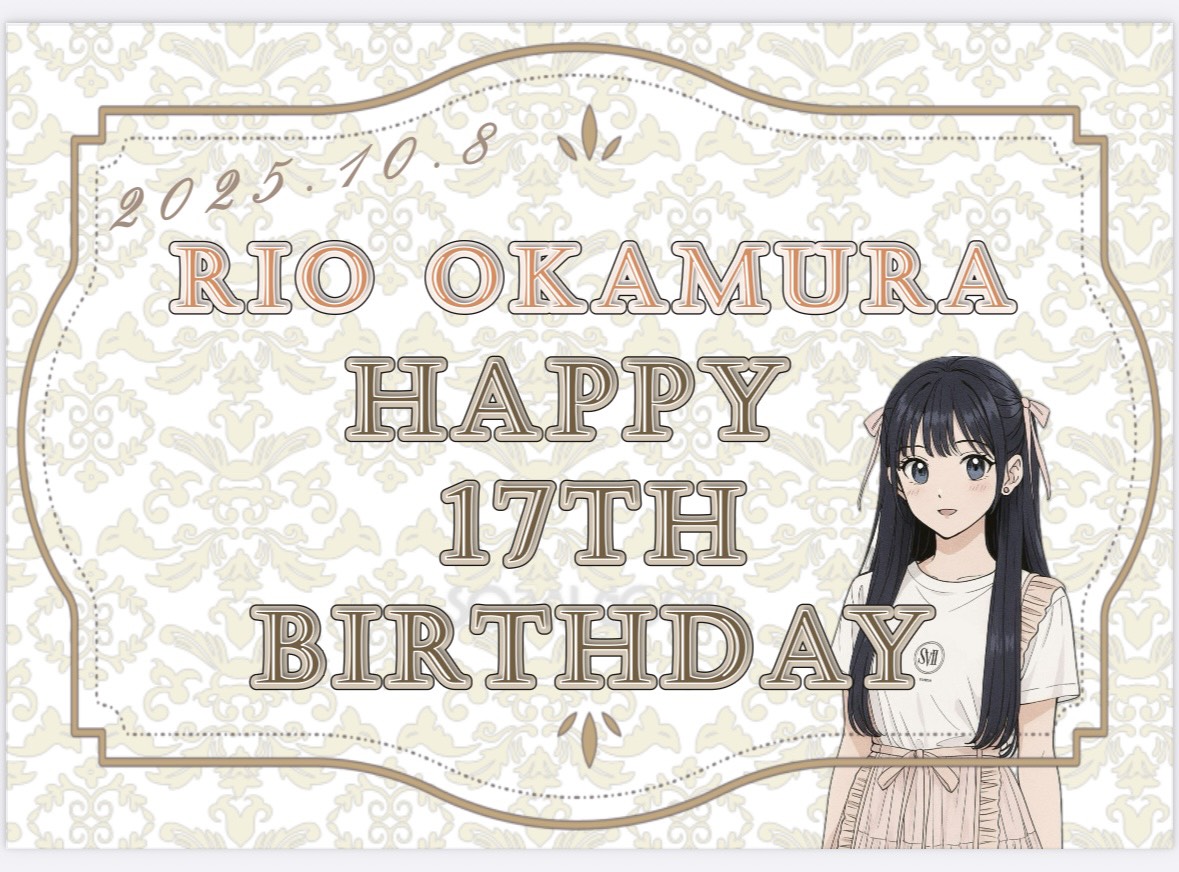 【スタンドフラワー】
りおつんの推しカラー「紫色」と「黄色」をベースに、今年は愛犬のメーナ、プーナにも登場してもらいました🐶
制作は #フラワーショップなかむら 様です。
いつも可愛く仕上げて頂きありがとうございます🙇‍♀️
#STU48 #岡村梨央 #岡村梨央生誕祭2025 
#りおなまたんさい2025