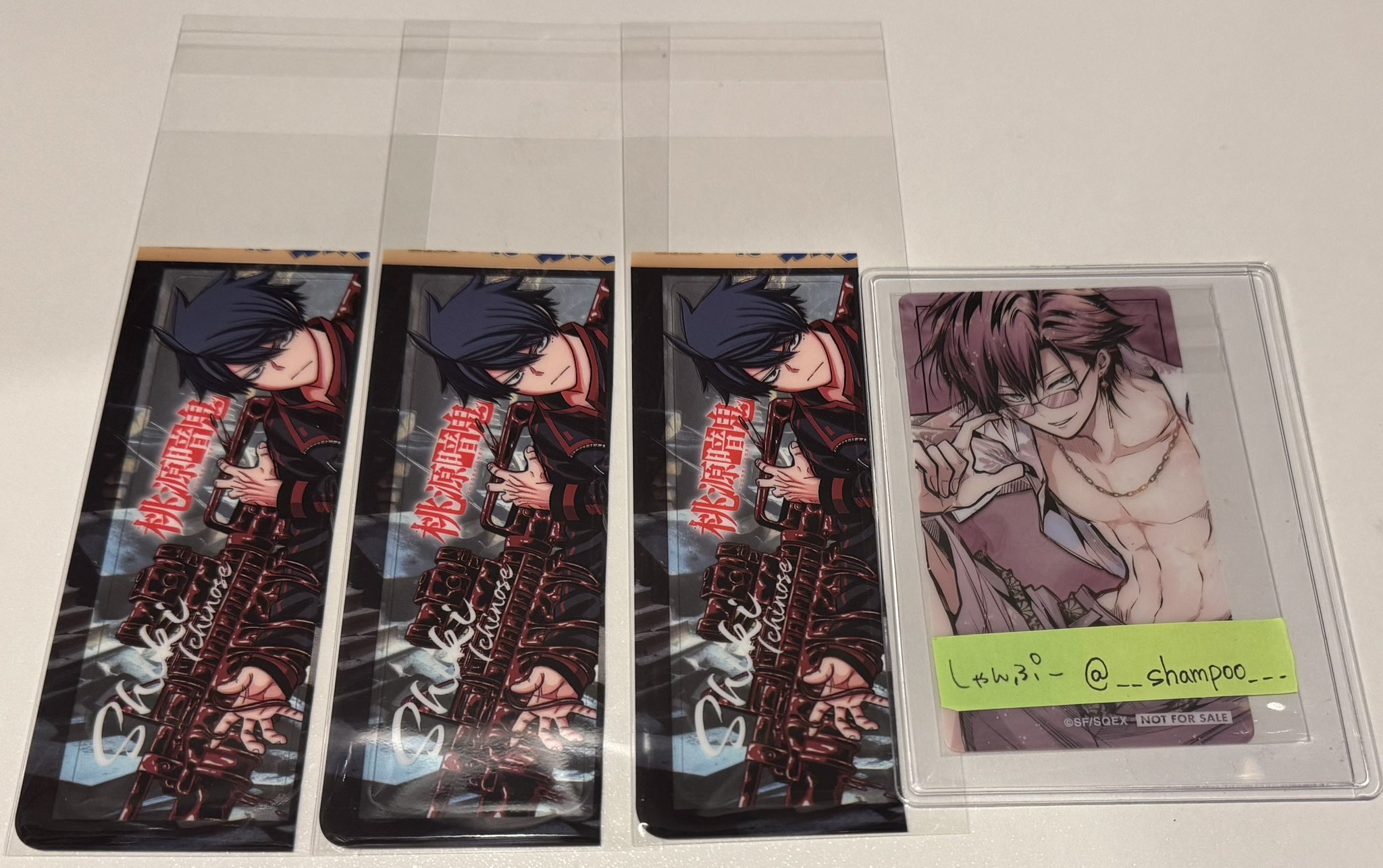 桃源暗鬼　クリアしおり　鬼ver. 6種類×10枚 桃源暗鬼 クリアしおり 鬼ver. 6種類×10枚