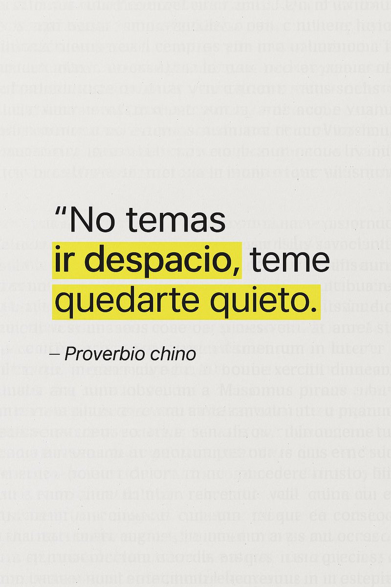 Avanza, así sea lento, pero no dejes de avanzar.