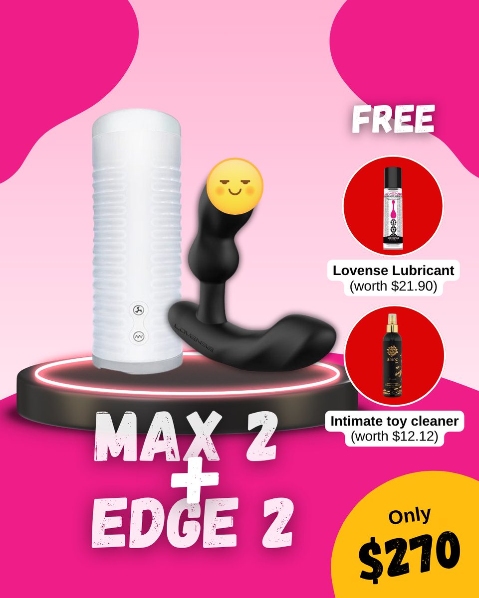CherryAffairs's tweet photo. Not all couples play the same way… 😉

💞 Some love it equal — both partners in charge.
🔥 Some love it when one leads, one follows.

With Lovense Sync Bundles, your toys don’t just vibrate — they actually talk to each other through the @Lovense app. https://t.co/aR7FvK6uWz