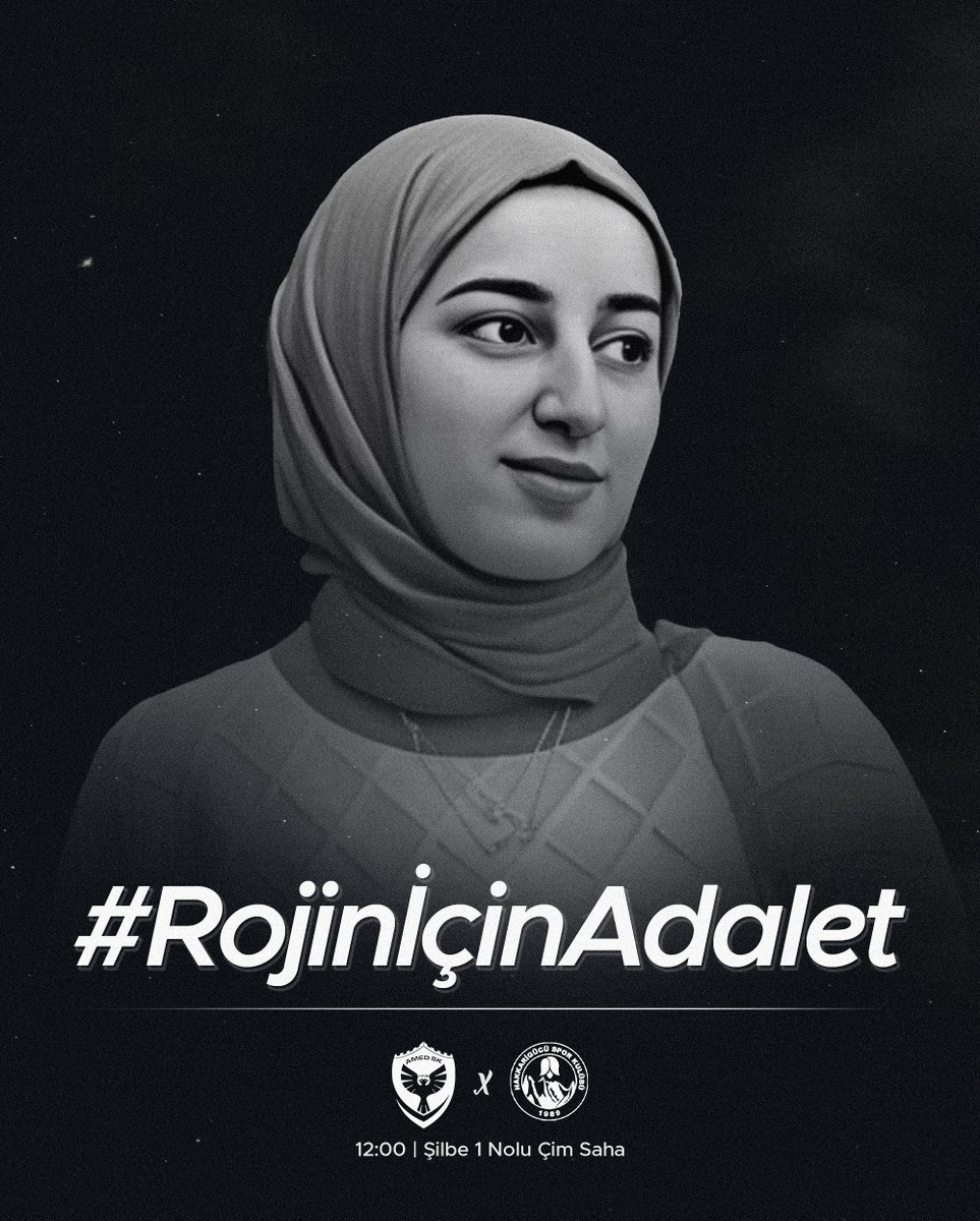 Adalet yalnızca mahkeme salonlarında değil; kalplerde, vicdanlarda, tribünlerde ve sahalarda da aranır.
Yarın sahaya sadece galibiyet amacıyla değil, Rojin için adalet çağrısını yinelemek üzere çıkıyoruz.

Bu mücadele; adalet arayan kadınların, sesini duyurmak isteyen gençlerin