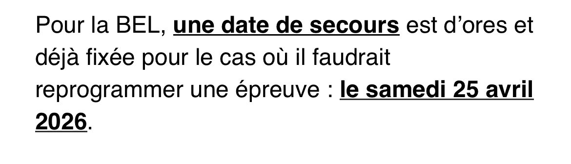 mais MDDRRR ils se sont dit « on va pas faire de la merde deux ans d’affilé » donc ils ont DÉJÀ prévu au cas où ils merdent #ensos