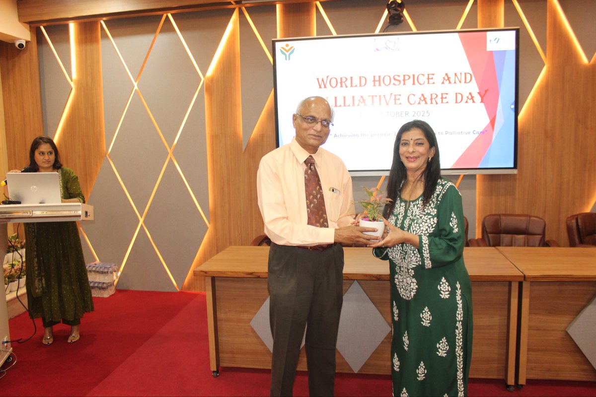 oceanblue11oct's tweet photo. On the occasion of #WHPCD, I had the privilege of being invited as Guest Faculty at an event organised at Sir Ganga Ram Hospital, where I had the opportunity to speak on “Caregiver Burden in Palliative Care.”  #PalliativeCare #CaregiverSupport #UniversalHealthCoverage + https://t.co/vYybUFuRua