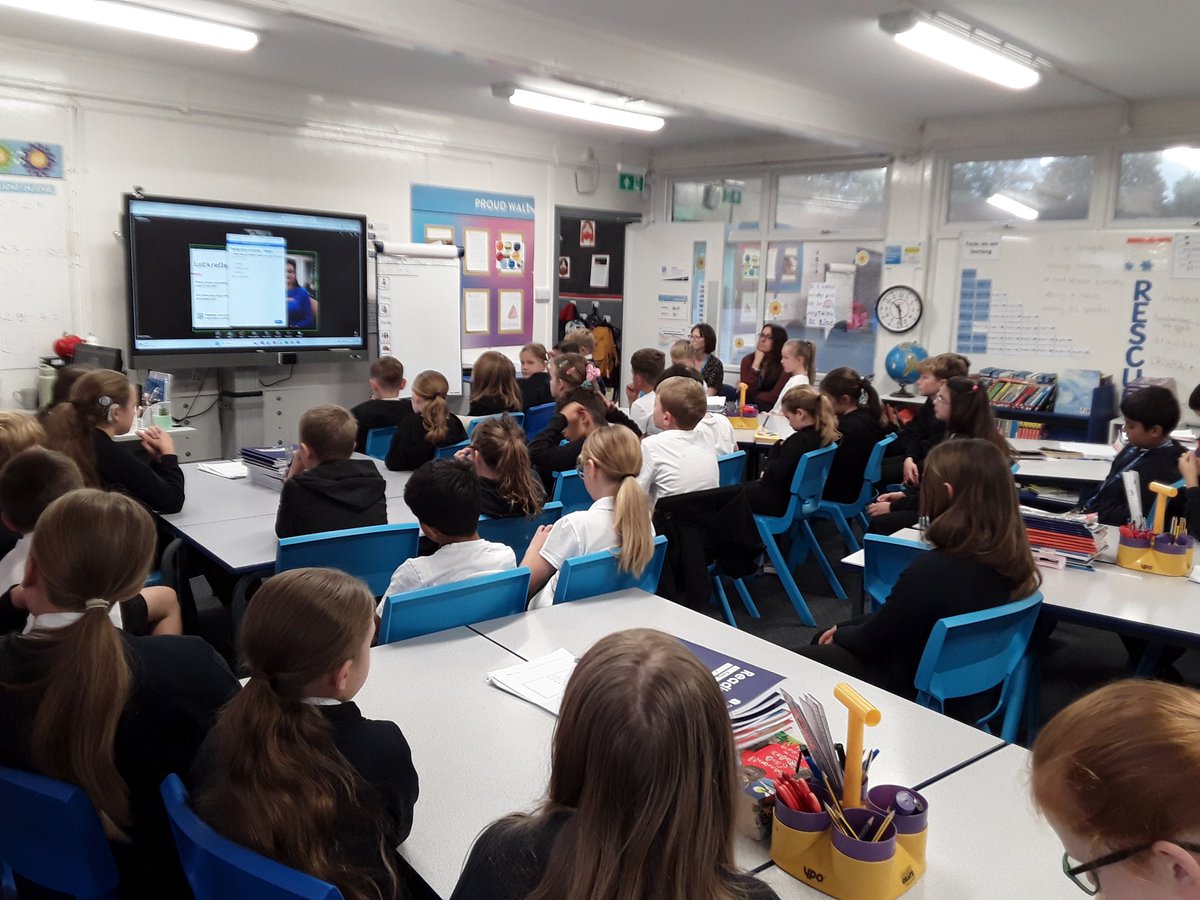 therookeries's tweet photo. This morning, UKS2 participated in a work ready assembly with BT group. We discussed what skills we need for our future careers and met ambassadors that explained what skills their work entails. #ROK #WorkReady #BTGroup https://t.co/ldOuA1vPww