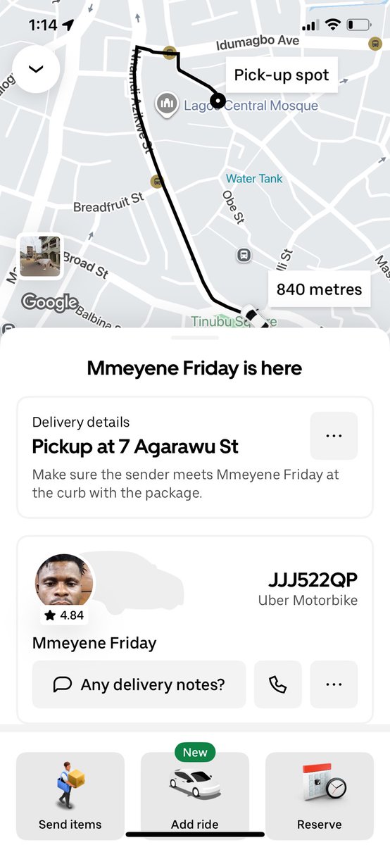 MoSocials's tweet photo. @dammiedammie35 @UberLagos @UberNigeria @Uber @Uber_Support He is yet to start my ride since 10:26 https://t.co/BmLbprAGIB