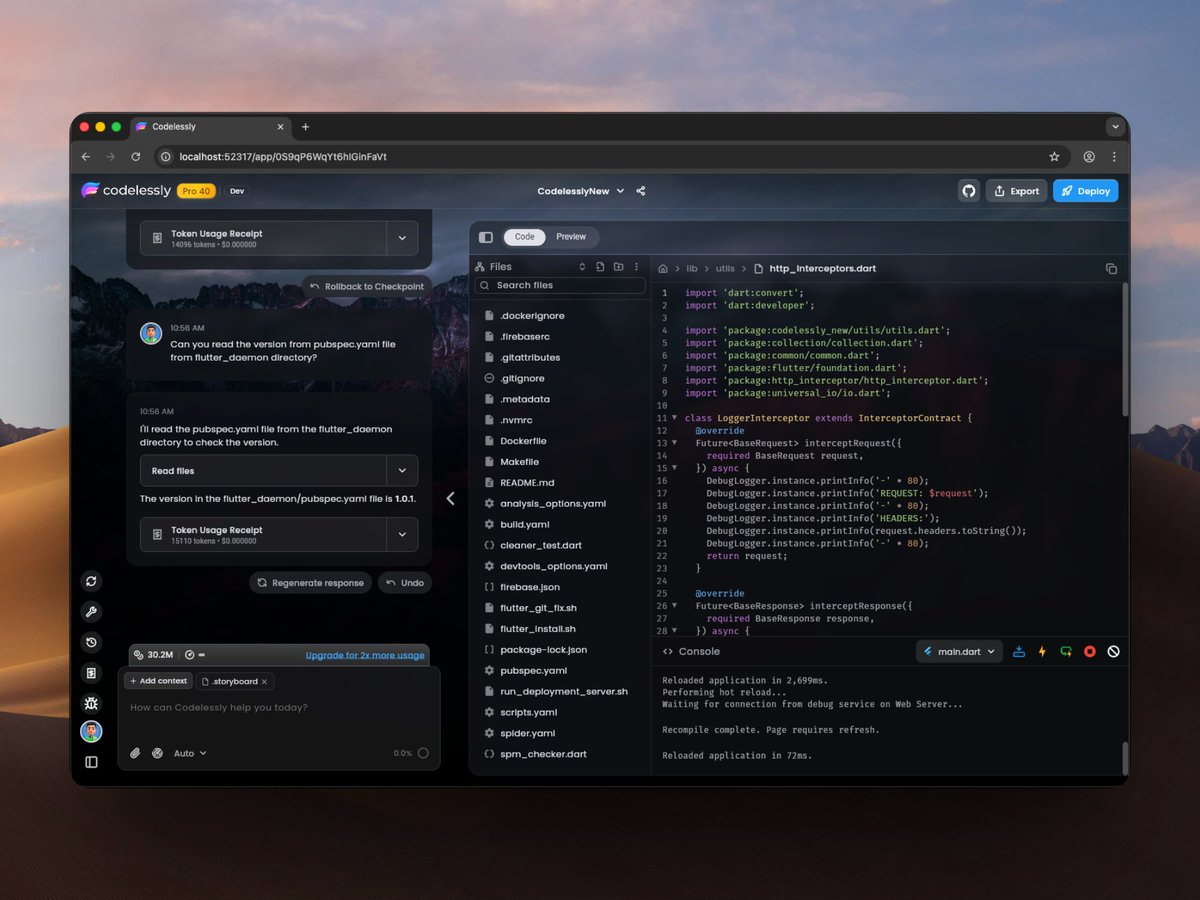 birjuvachhani's tweet image. @FlutterDev web is dead...!!!

Oh yeah?, This is Flutter Web...