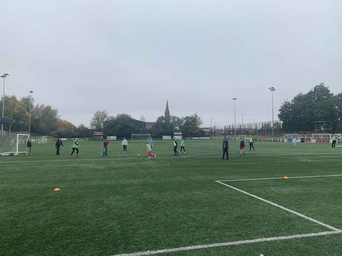 Lovely to see the care experienced football tournament on at Holm Park. Was three all draw - great goals and who knew the staff in the houses were so competitive!  Wrap up warm and come and show your support on till 3pm :) tickettailor.com/events/whocare… <a href="/whocaresscot/">Who Cares? Scotland</a> <a href="/ThePromiseScot/">The Promise Scotland</a>