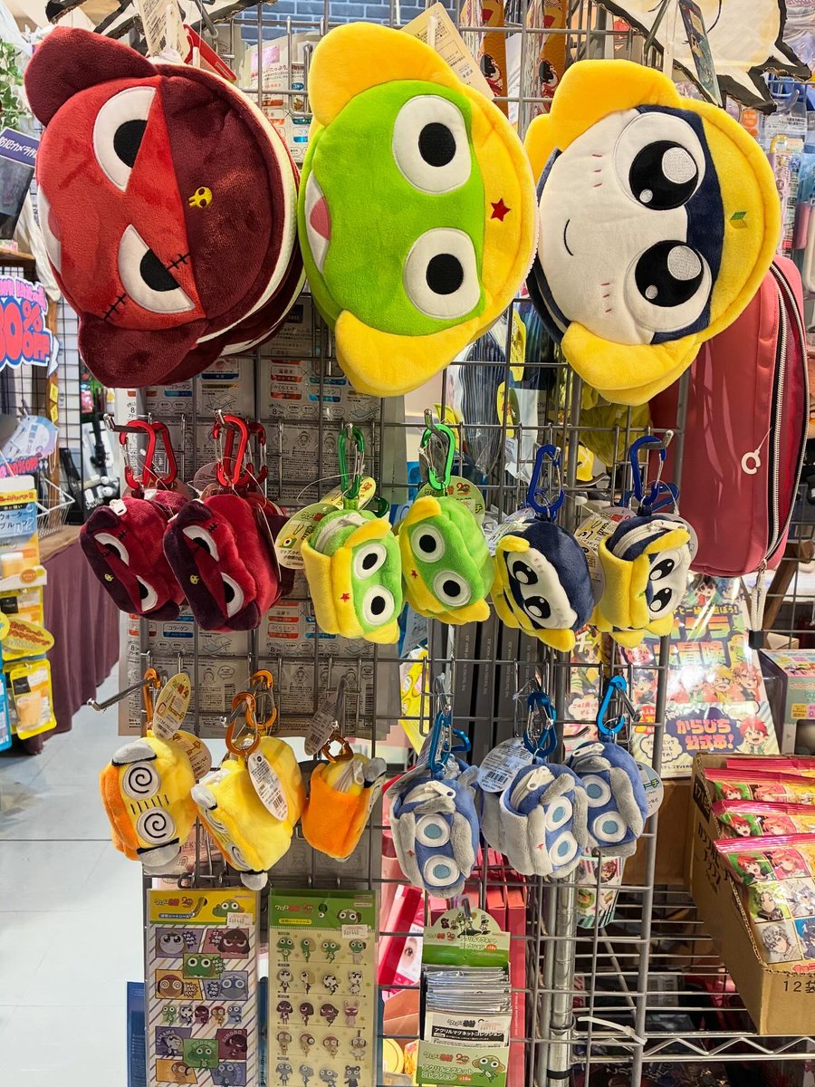 vvkashihama's tweet photo. ケロロ軍曹のグッズ入荷したであります‼️

ケロロ達可愛すぎてメロロ🫶💘

 #ヴィレヴァン #ヴィレッジヴァンガード #villagevanguard #イオンモール香椎浜  #福岡 https://t.co/sPuiKlm27J