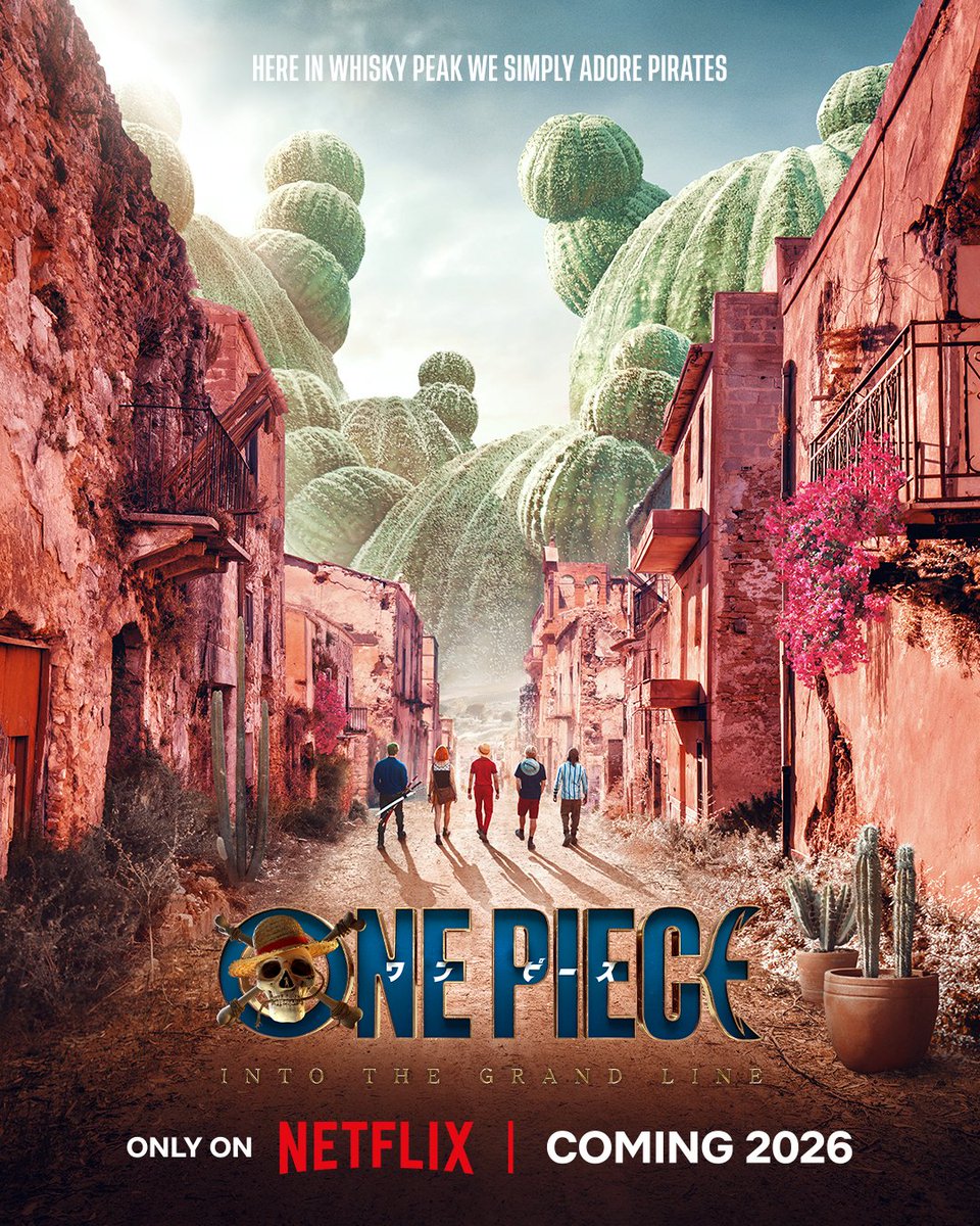 Netflix_PH's tweet photo. the crew is heading to whisky peak, the town of celebration 👀 i can’t control my excitement for ONE PIECE Season 2, coming soon to Netflix!

#OnePiece #OnePieceNetflix https://t.co/y80Il45ZFX