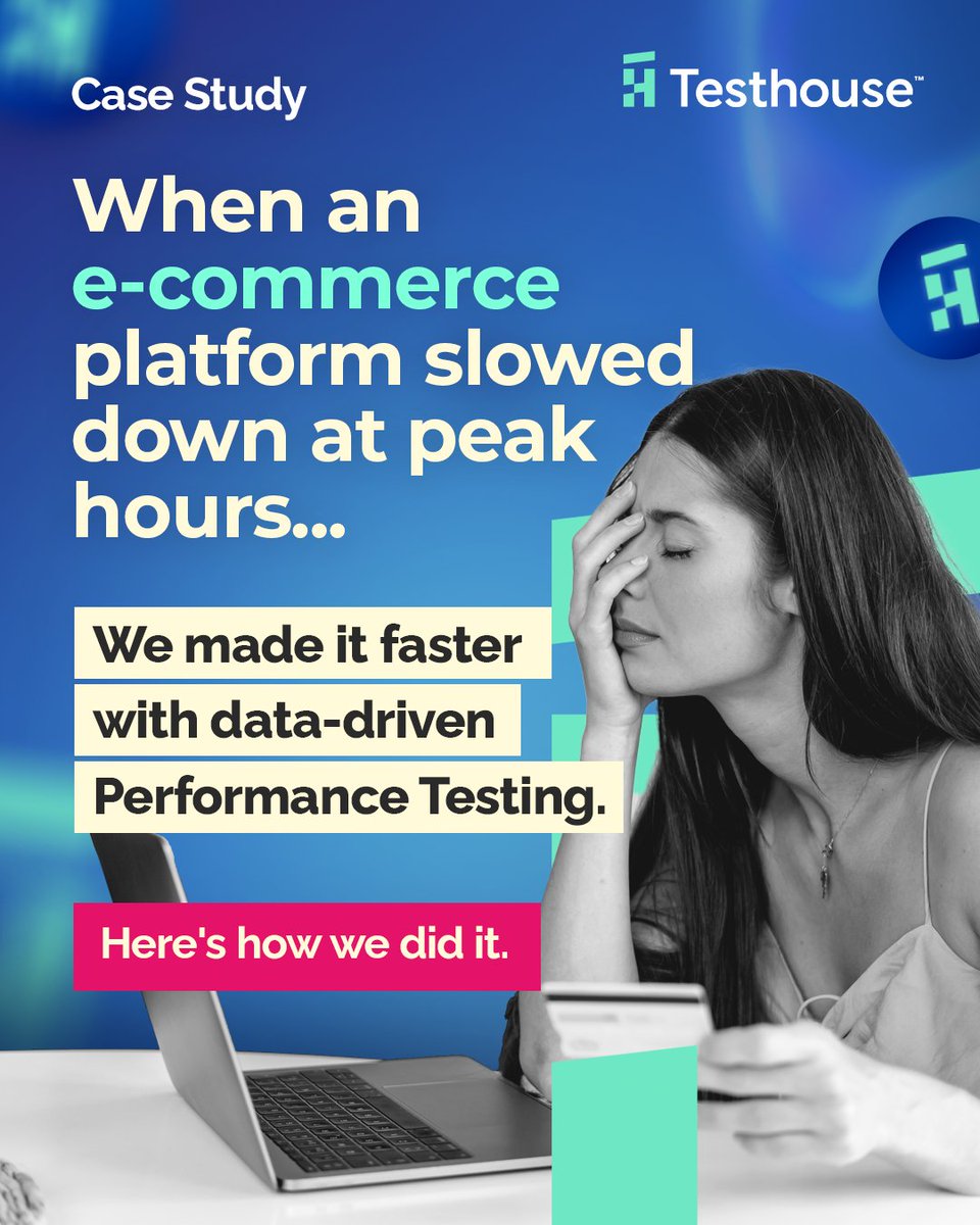 testhouseuk's tweet image. From peak-hour slowdowns to 99.999% uptime! Our #PerformanceTesting approach turned challenges into reliability with 25% fewer defects & zero security incidents. Here's how we did it: testhouse.net/case-study/opt…
#EcommerceTesting #QualityEngineering #PerformanceEngineering