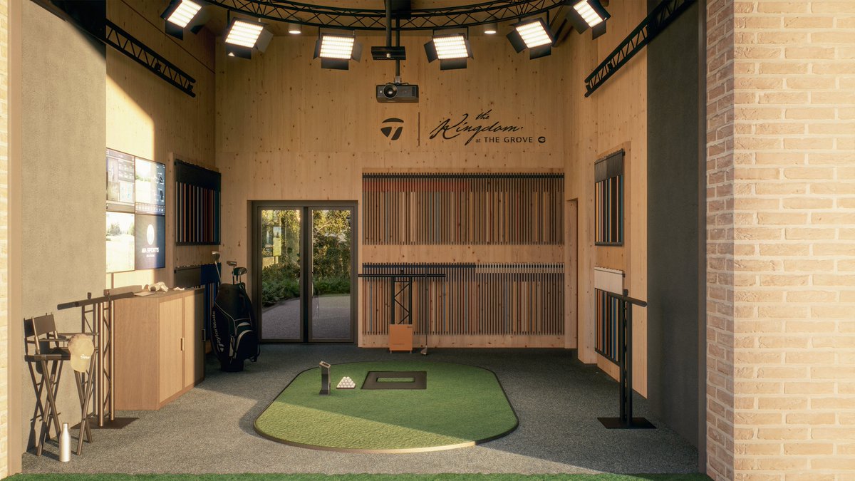 Golfalot's tweet image. NEW: The @TaylorMadeTour Kingdom is heading to the UK!

The exclusive testing and fitting facility, used by some of the best golfers in the world, is set to open at The Grove in Spring 2026. 

This place looks incredible 😍