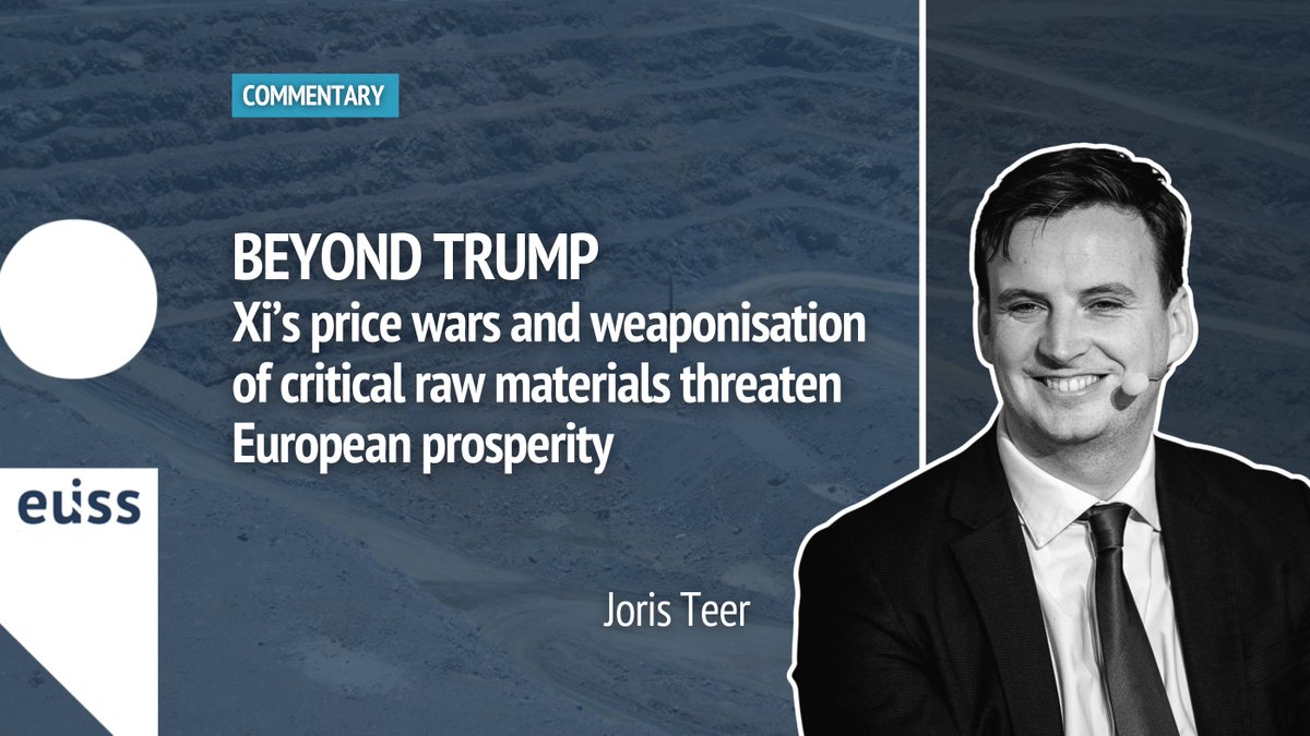 EU_ISS's tweet photo. 🇨🇳 Is Europe merely "collateral damage" in China's escalating rare earth export controls?

@joristeer breaks down the 8️⃣ weapons Beijing has packed in this single geo-economic tool &amp; how its sweeping use serves President Xi's far-reaching strategic goals. https://t.co/ZH81NwnTfQ https://t.co/DHezZD1HyJ