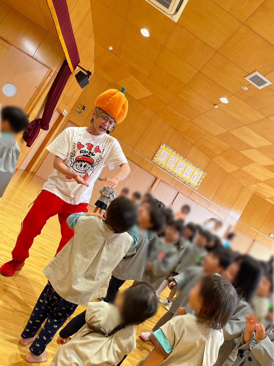 本日は『網川原保育園』(新潟県新潟市)で食育ライブ✨ 『トマト兄さ