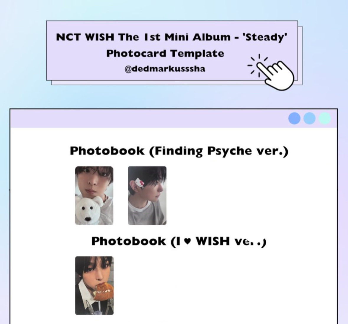 NCT WISH POPPOP steady ウィシ
Jewel ジュエル ウィチュ ポプチュ limited
photobook トレカ 交換 nctwish makestar

譲：シオン リク ユウシ サクヤ リョウ ジェヒ

求：写真３.４枚目 同異種◎ 
シオン ユウシ リク サクヤ  

リプまたはdmにてお声掛けください✉️