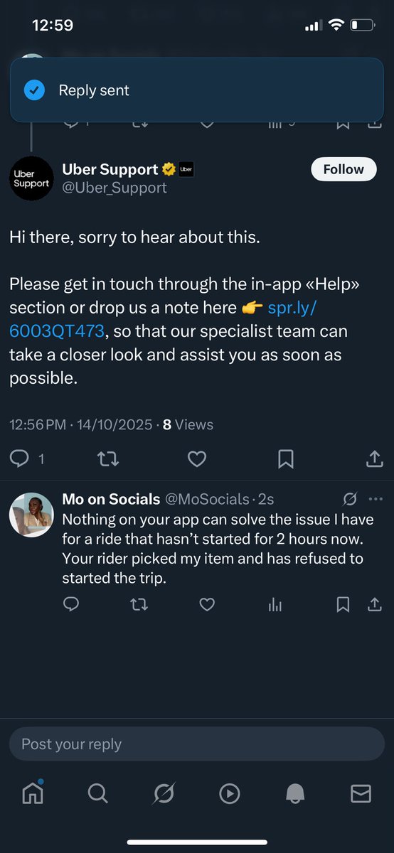 MoSocials's tweet photo. @PulseNigeria247 @Uber @UberNigeria @UberLagos @Uber_Support I need my package https://t.co/L7kjvkRyr6