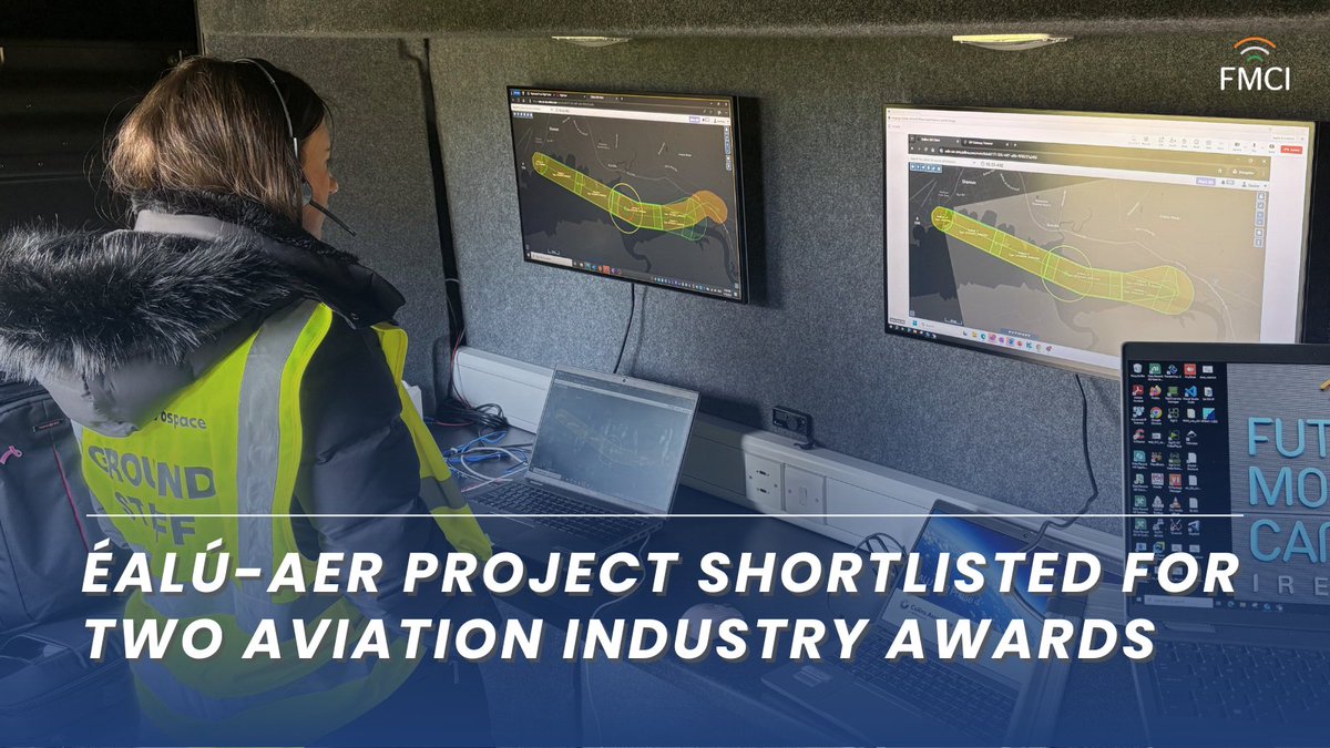 We're finalists for the Best Use of Technology and Best Emerging Aviation Technology awards! 🎉✈️ These nominations recognise the ÉALÚ-AER project solution, but more importantly create an opportunity for industry players to come together and celebrate creative innovation.
