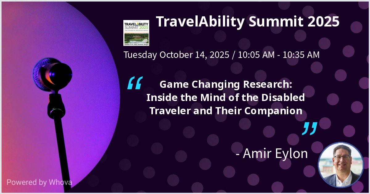 Our very own <a href="/AEylon/">Amir Eylon</a> share a first look at some very important <a href="/Lngwds/">Longwoods Intl.</a> research at the <a href="/TravelabilityS/">TravelAbility Summit</a> today in <a href="/TravelOregon/">TravelOregon</a>!
#TravelAbility #Travel #Tourism