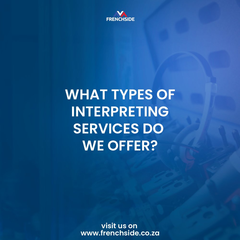 FrenchSideza's tweet image. Are you curious about our interpreting services? We've got you covered! Visit our website to learn more about the different types of interpreting solutions we offer. 
frenchslide.co.za
#InterpretingServices #LanguageSolutions #FrenchSlide #Translation #Trump #srchafreen