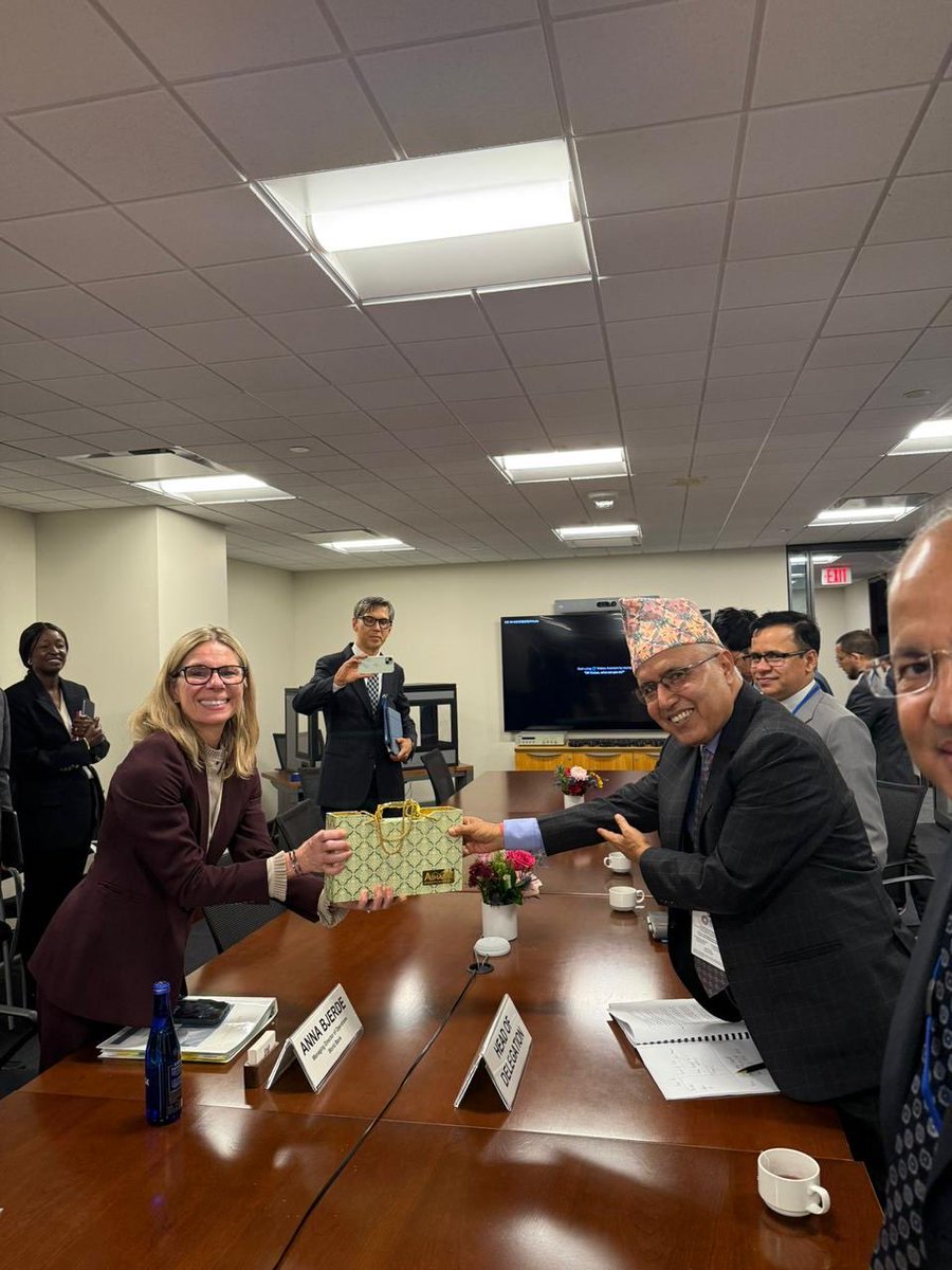 Finance Minister <a href="/rameshore/">Rameshore Khanal</a> held constructive meetings with senior officials of the World Bank Group and International Monetary Fund (IMF) in Washington, D.C. Discussed about Nepal’s current engagements and future collaboration with the two Bretton Woods institutions.