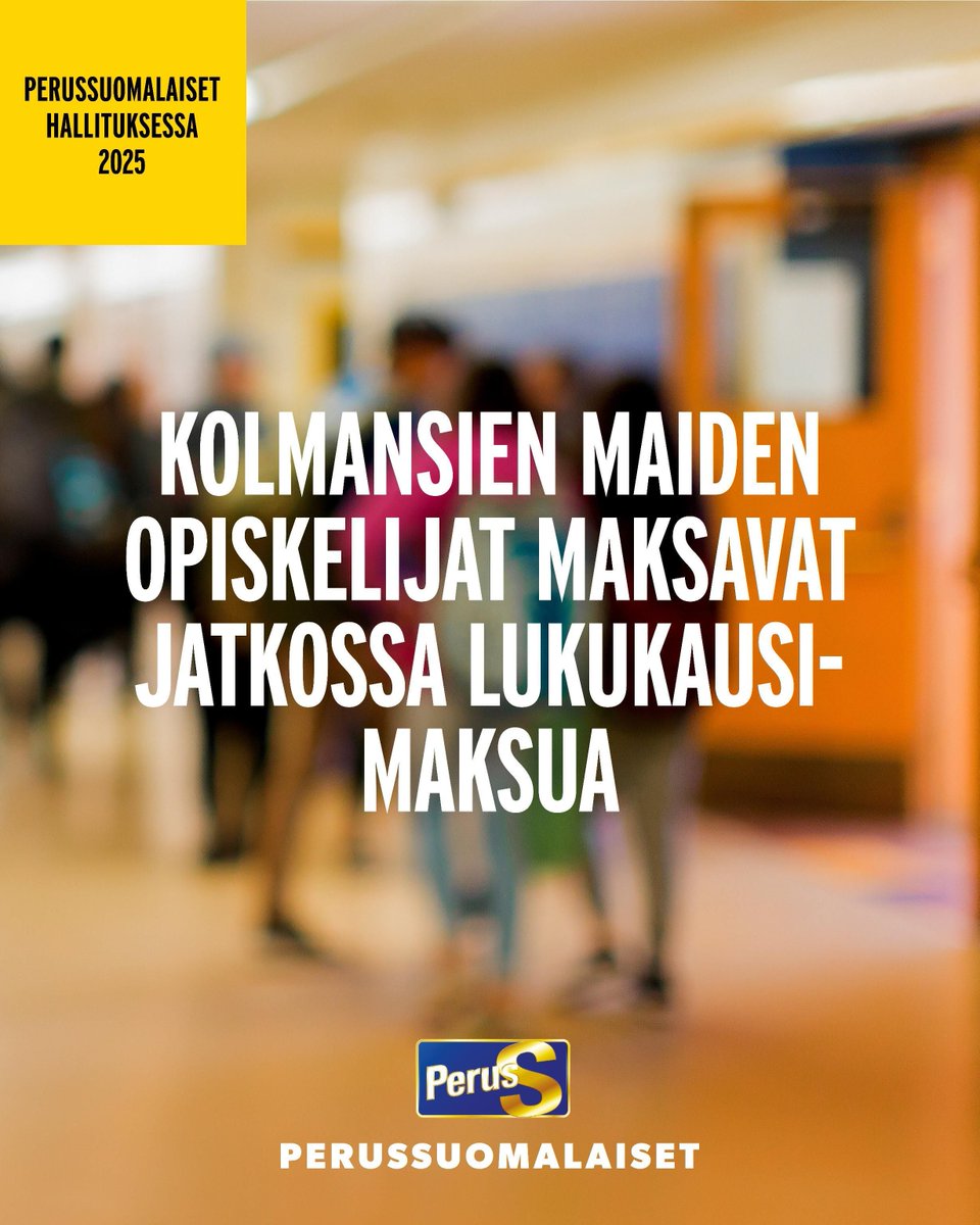 Suomi ei ole maailman sosiaalitoimi eikä koululaitos. Suomalaisten oppilaitosten tehtävä on tarjota maksuton koulutus suomalaisille, muut voivat kaivaa kuvetta. 

Tänään eduskunnassa olleen lain mukaan lukiot ja ammattikoulut muuttuvat maksullisiksi kolmansien maiden