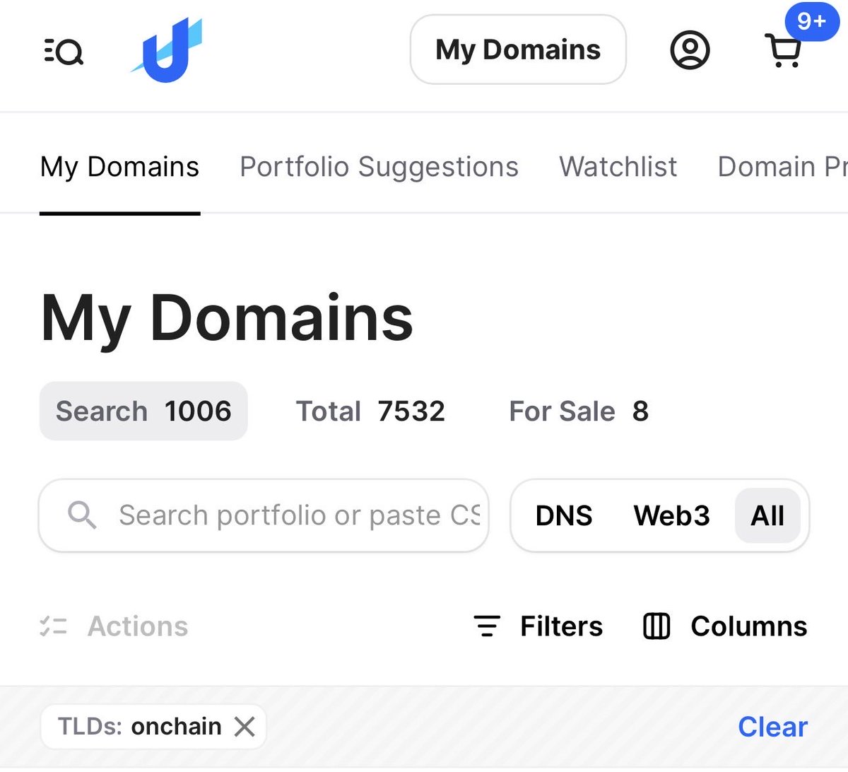 CryptoBora417's tweet image. Literally crashed 1k #onchain domains…

#UD ⛓️
