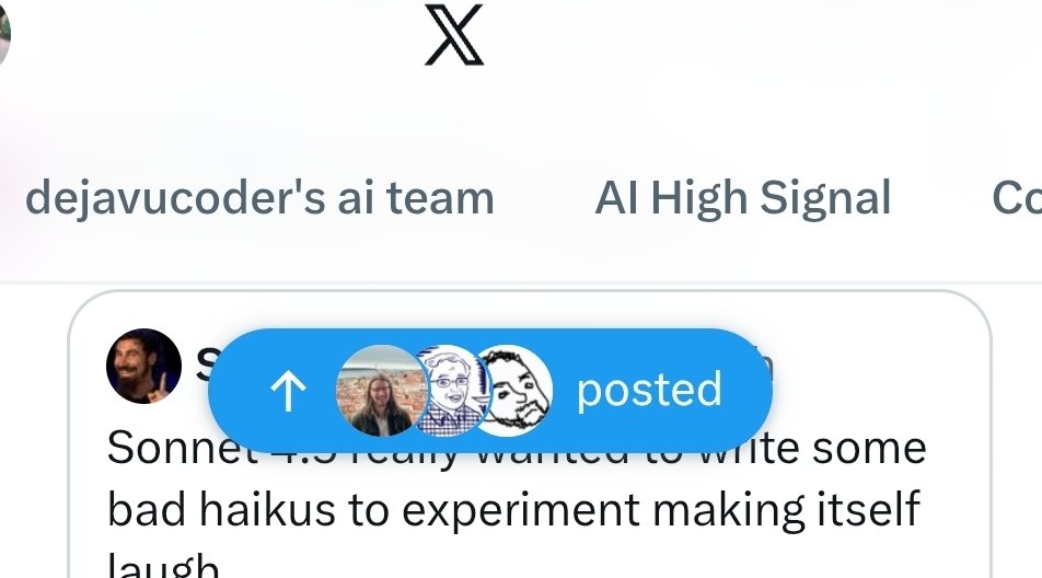 dejavucoder's tweet image. i swear this feature is playing with me. i never see will brown's post. 50% of the times i would see the 2nd and 3rd person's posts.