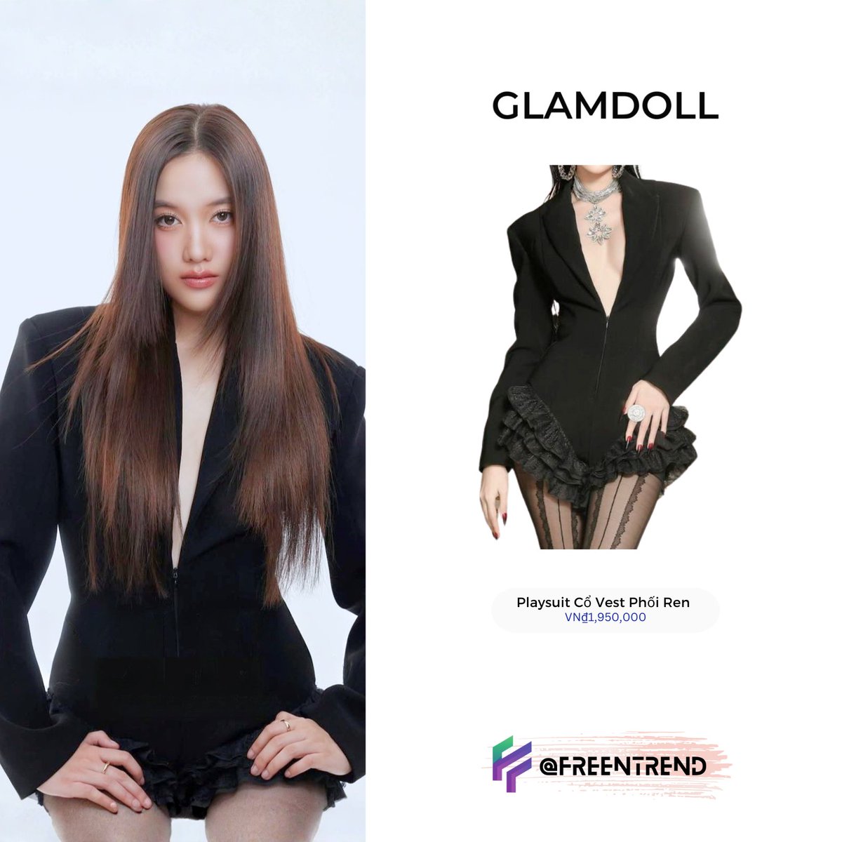 FreenTrend's tweet image. 251014 Announcement of the launch of Solenn Entertainment company

👗 Glamdoll suit

Congratulations Freen for your new venture as an artist and founder of the company 👏

SOLENN ENTERTAINMENT
#solennEntertainment 
#srchafreen