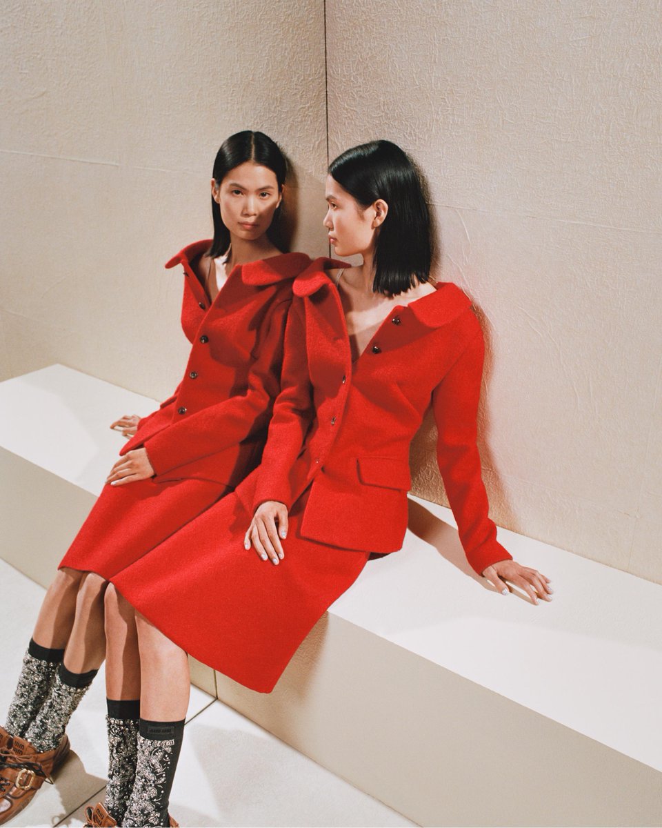 定価33万 miu miu 23ss デニムブレザー 42 21年製 レースカラー デニム