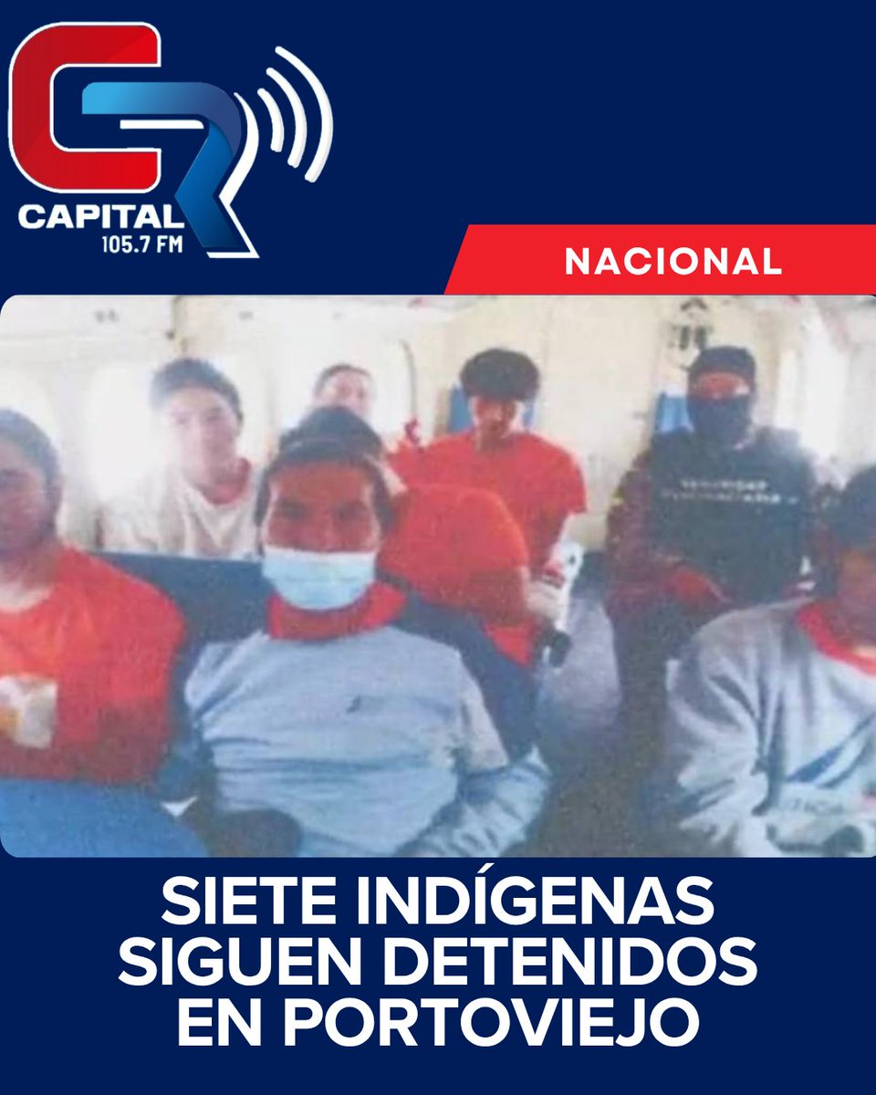 Capital1057's tweet photo. Una semana sin cumplimiento del traslado de siete indígenas detenidos durante el paro nacional
Este lunes se cumplió una semana desde que un tribunal de Manabí ordenó el traslado inmediato de siete indígenas detenidos en Otavalo, https://t.co/a1DxA7Qiqb
