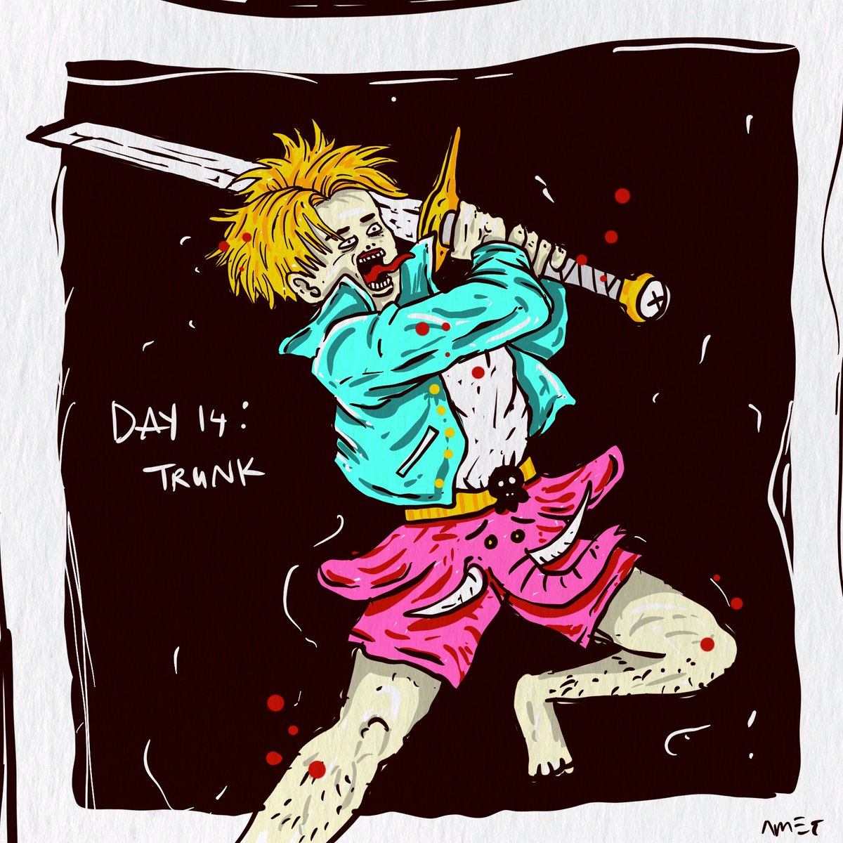 #Inktober2025 

Day 14 : Trunk
