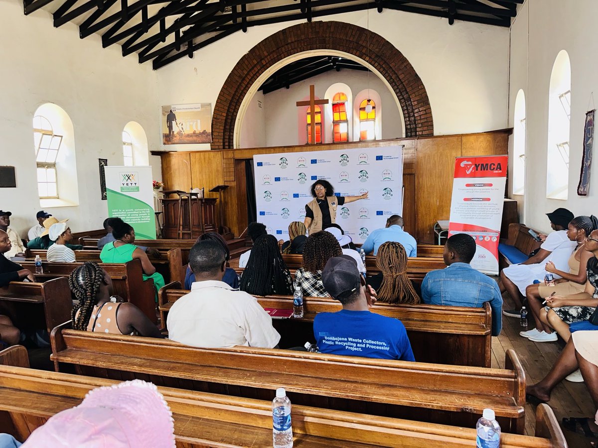 Through the ENERGIZE project supported by ⁦<a href="/euinzim/">EU Delegation to Zimbabwe 🇪🇺</a>⁩ and co-implemented by ⁦<a href="/nangozimbabwe/">NANGO Zimbabwe</a>⁩ we are creating platforms for Youth to effectively engage in Policy Making policies ⁦<a href="/myedvt/">Min of Youth Empowerment, Dev and Voc Training</a>⁩ &amp;are leveraging on Youth Actors to ensure inclusivity ⁦<a href="/ymca_zimbabwe/">YMCA Zimbabwe</a>⁩