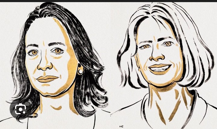 #NobelPrize2025 - #GenderGap 
Only 2 #NobelWomen among 14 #NobelLaureates for 6 #NobelPrizes
Kudos Mary &amp; Maria:
On #HumanRightsDay2025 Maria Corina Machado will receive #NobelPeacePrize in #Oslo #Norway &amp; Mary E. Brunkow the #MedicalNobel only #woman of 13 in #Stockholm #Sweden