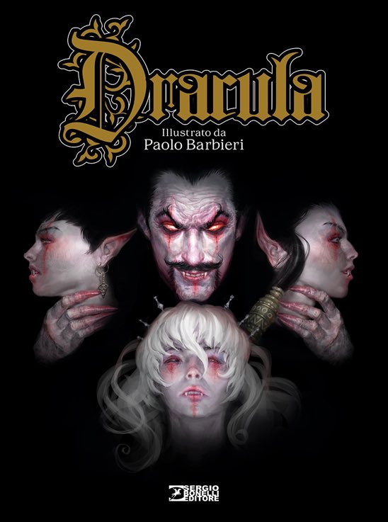 terral71's tweet photo. DRACULA illustrato da Paolo Barbieri! Normal e variant cover🦇in tutte le librerie, fumetterie, sito Sergio Bonelli e store online dal 14 novembre 2025🐉 anteprima assoluta a @LuccaCandG presso il PalaBonelli (piazza Antelminelli) https://t.co/iZeyLkR9tC