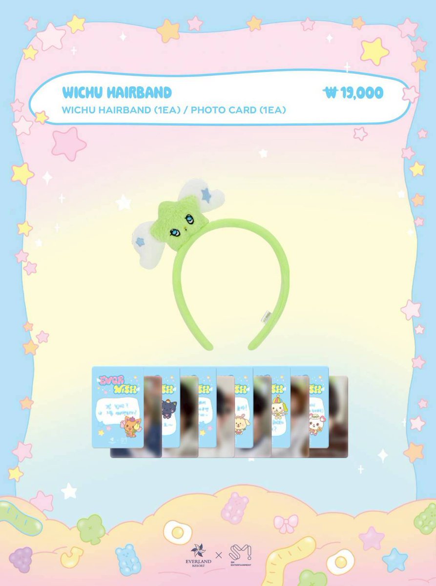 OPEN PRE ORDER MD NCT WISH x EVERLAND

⭐ Character hairband 250k dp 200k (est. 100gr) - choose member
Avail di web YUSHI 

⭐ Wichu hairband 265k Dp 200k (est. 100gr) - choose member 
Avail di web ALL MEMBER 

wts md nct wish wtb sion riku yushi jaehee ryo sakuya everland po