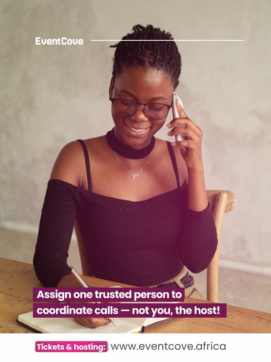 eventcoveafrica's tweet image. You know that moment when everything should be going smoothly, but the MC is missing, the cake just arrived, and your decorator is still “on the way”? 😭

Save this for your next event (or send it to your planner friend right now).

#EventCove #EventPlanningTips #SmartEvent