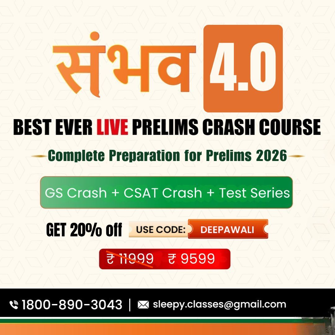 SleepyClasses's tweet image. Some dreams aren’t built in a day , they’re rebuilt after every setback.
After helping toppers year after year , we have come up again with संभव 4.0
This crash course is an improved version and is for those who refuse to quit!
Join the most comprehensive LIVE crash course for…