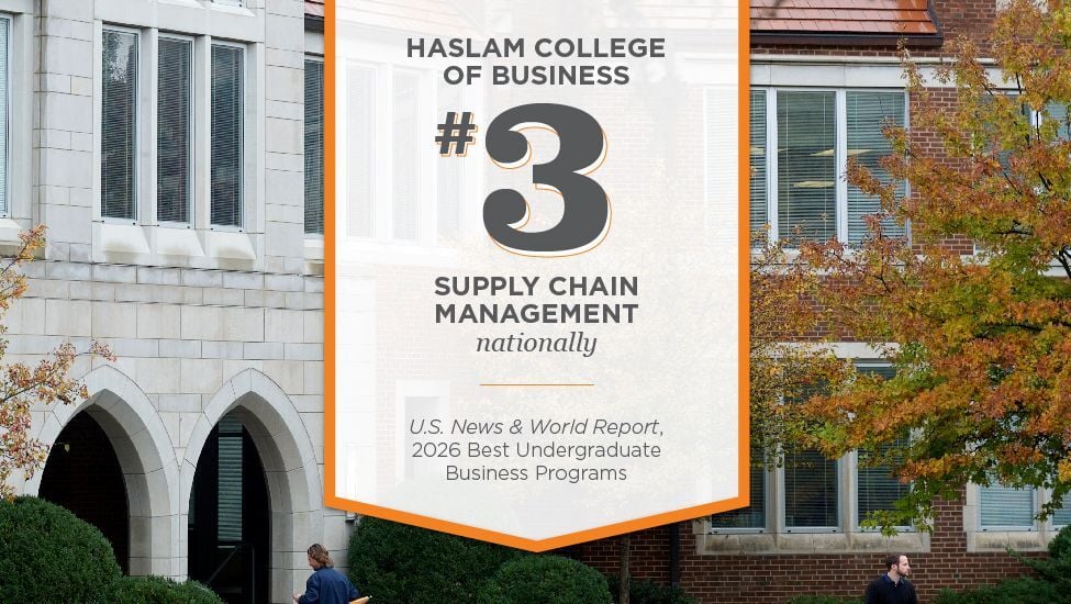 Big news! 🎉 <a href="/HaslamUT/">Haslam Business</a>'s undergraduate #SCM programs are ranked #3 in the nation by @USNews for the fifth straight year. 🍊hubs.la/Q03NmJCv0
