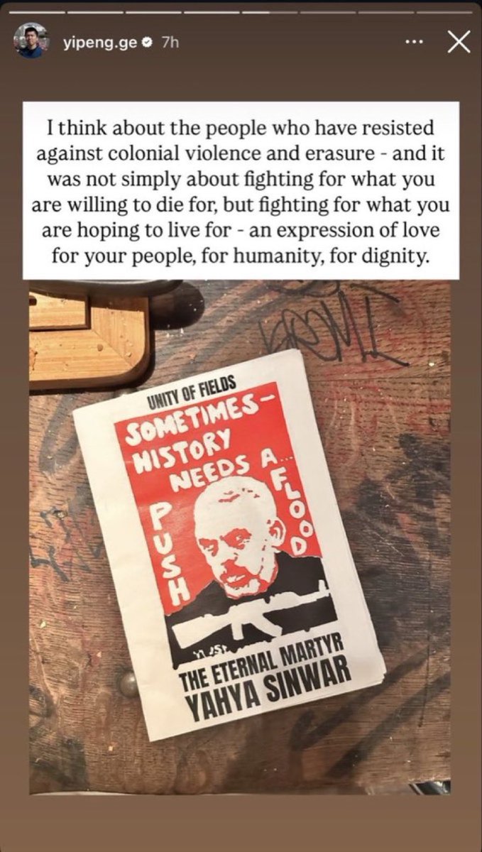 DrCaseyBabb's tweet image. Canadian physician Yipeng Ge thinks that the rape, murder, mutilation, and kidnapping of civilians, including children and Holocaust survivors is a form of love. 

So few people are paying attention to this — but the intifada is coming to your doctor’s office.