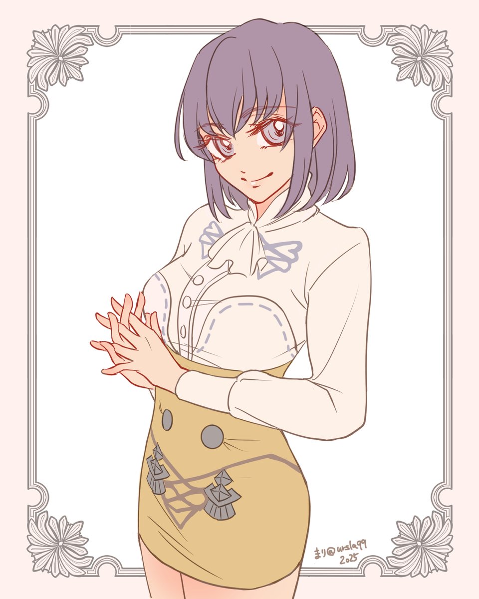 ursla99's tweet image. もうすぐハロウィンなので！オルエンちゃんに風花雪月の制服コスプレさせてみました😊✨