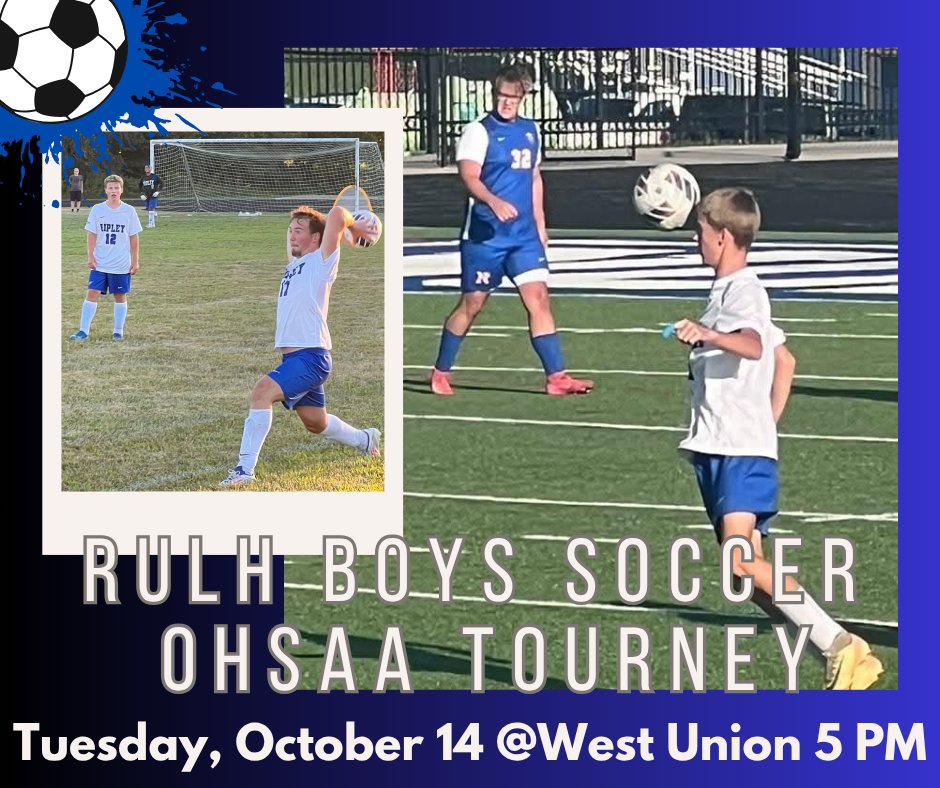 Tournament time is here! Tickets can be purchased ahead online at ohsaa.org/tickets or you can pay cash at the gate. OHSAA District level tickets are $5 for students and $10 for adults.