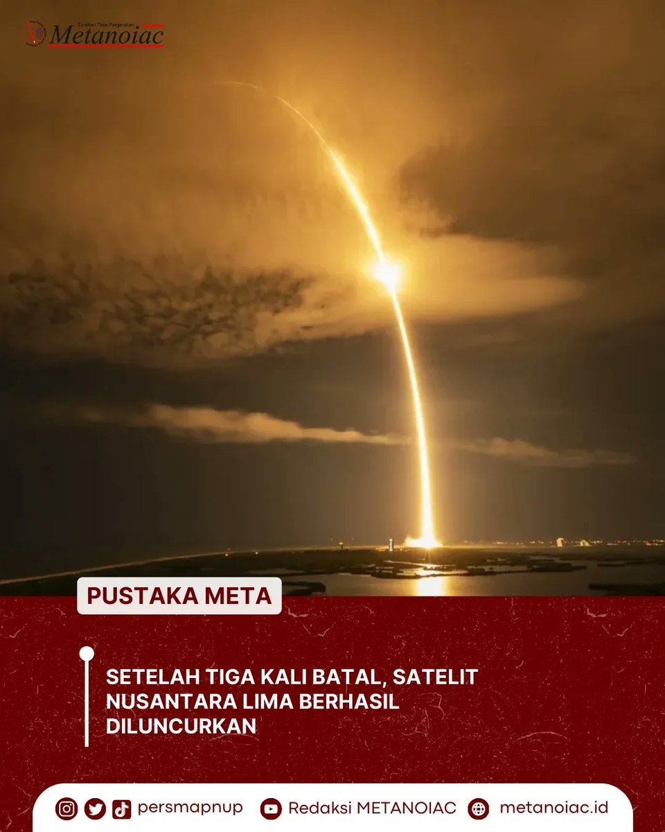 Dengan prosesor digital yang dimilikinya, SNL mampu mengalokasikan lalu lintas data dan bandwidth secara fleksibel.

Baca dengan klik tautan di bio kami!

Salam PERSMA!
Salam Perubahan!

instagram:<a href="/persmapnup/">METANOIAC</a>

#TorehanTintaPergerakan