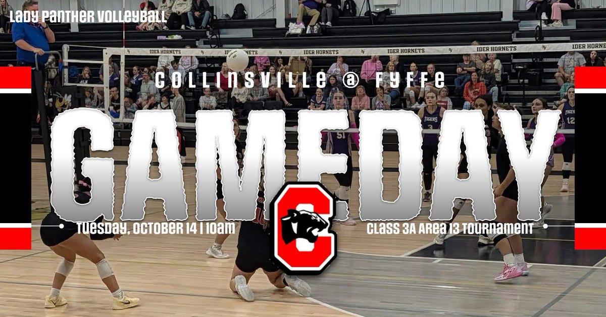 Lady Panthers take on Fyffe in the first round of the 2025 Class 3A Area 13 Tournament.