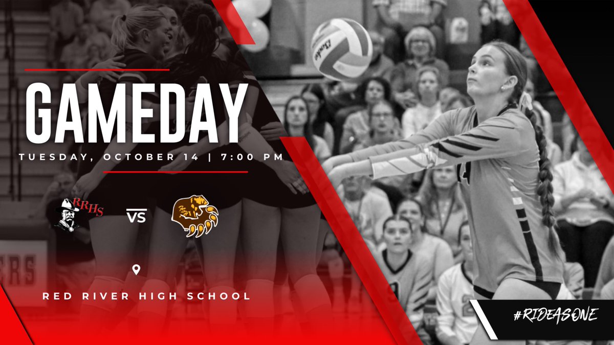 GAMEDAY ❤️🏐
Riders 🆚 Bruins
📍RRHS Gym
⏰7:00pm
#RideAsONE #grit #oneteamonedream