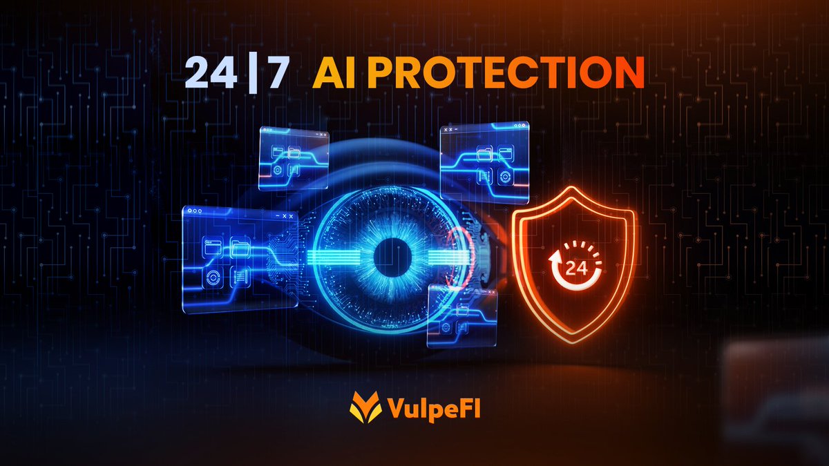 Sleep. Trade. Repeat.

While you’re offline, VulpeFi’s DefAI is on watch 24/7, checking liquidity, tuning slippage, re-routing if conditions shift, and keeping front-runners out.

Your swaps get the green light only when it’s safe.

Set it. Swap smarter. 🛡️⚡
#VulpeFi #DeFi #AI
