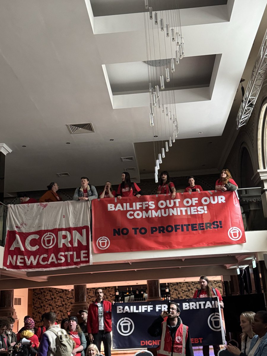 We’re sending a clear message to parasite bailiffs… “And if they can’t hear us, we’ll take over their conference!”🔥