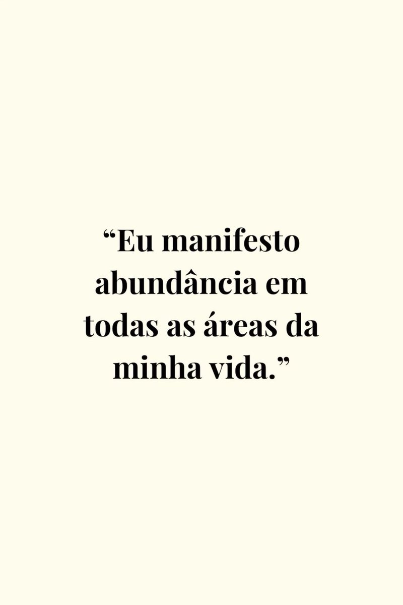 — Afirmação do dia ✨🤞🏾
