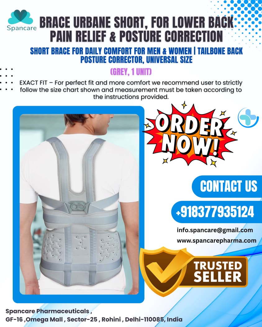 anu986482591105's tweet image. Product Name: Back Brace for Pain Relief &amp;amp; Posture Correction | Spancare Pharmaceuticals

🌐 Visit: spancarepharma.com
📞 Contact: +91 83779 35124
📧 info.spancare@gmail.com
#SpancarePharma #BackBrace #PostureCorrector #PainRelief #LowerBackSupport #MedicalExport #Orthopedic