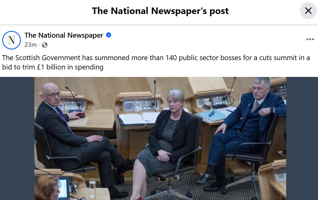 I don't remember this being mentioned at the SNP conference